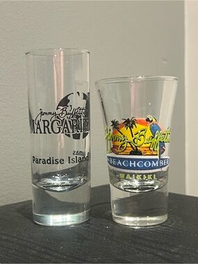 Jimmy Buffet Margaritaville shot glasses